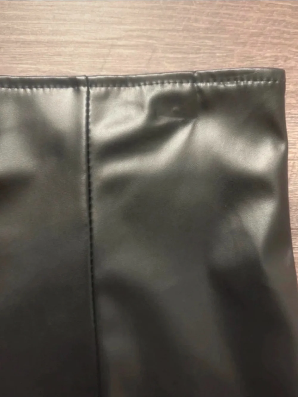 Fashion Nova Black Faux Leather Mini Skirt - Picture 4 of 5